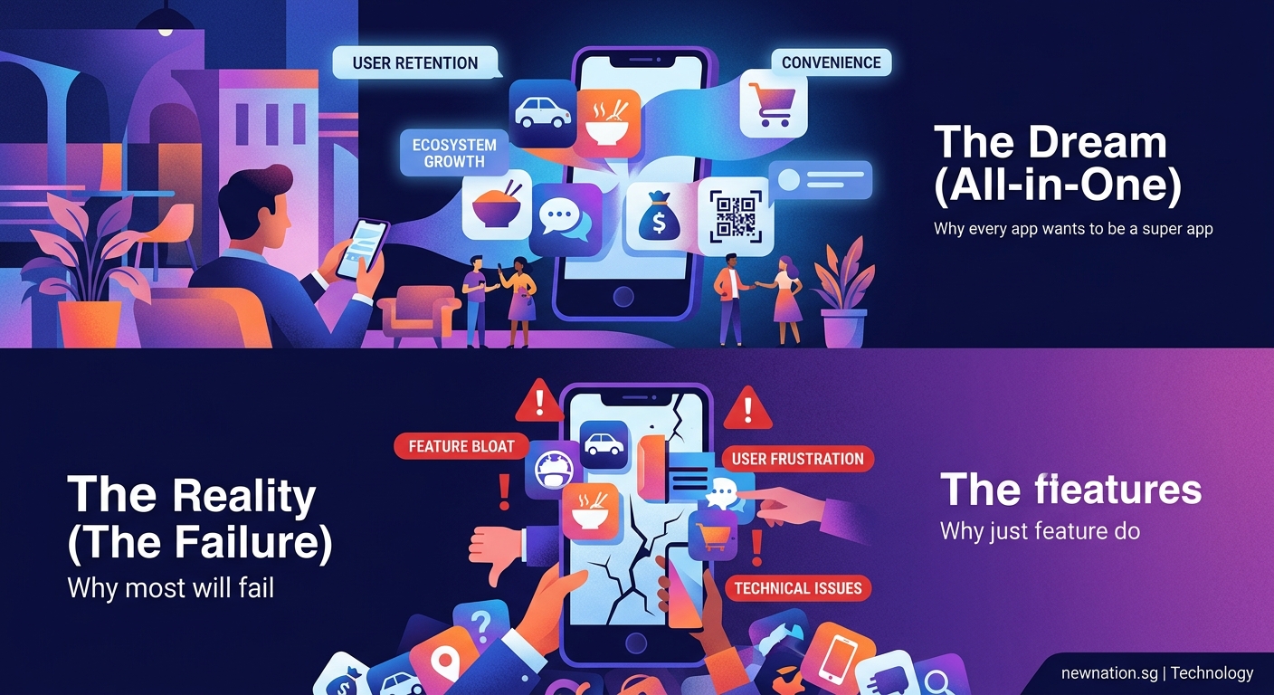 Why Every App Suddenly Wants to Be a Super App (And Why Most Will Fail) - Illustration 2