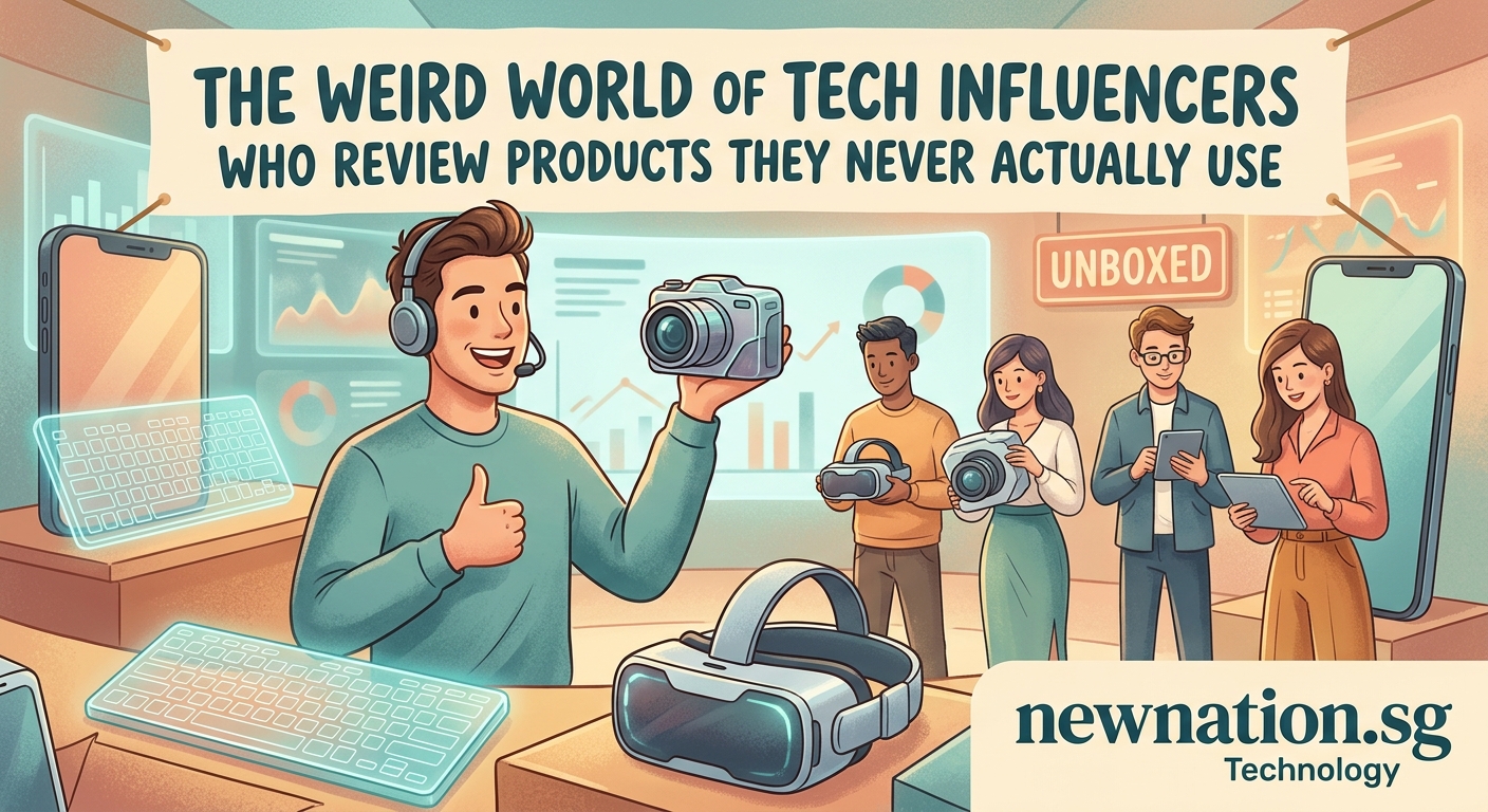 The Weird World of Tech Influencers Who Review Products They Never Actually Use - Illustration 1