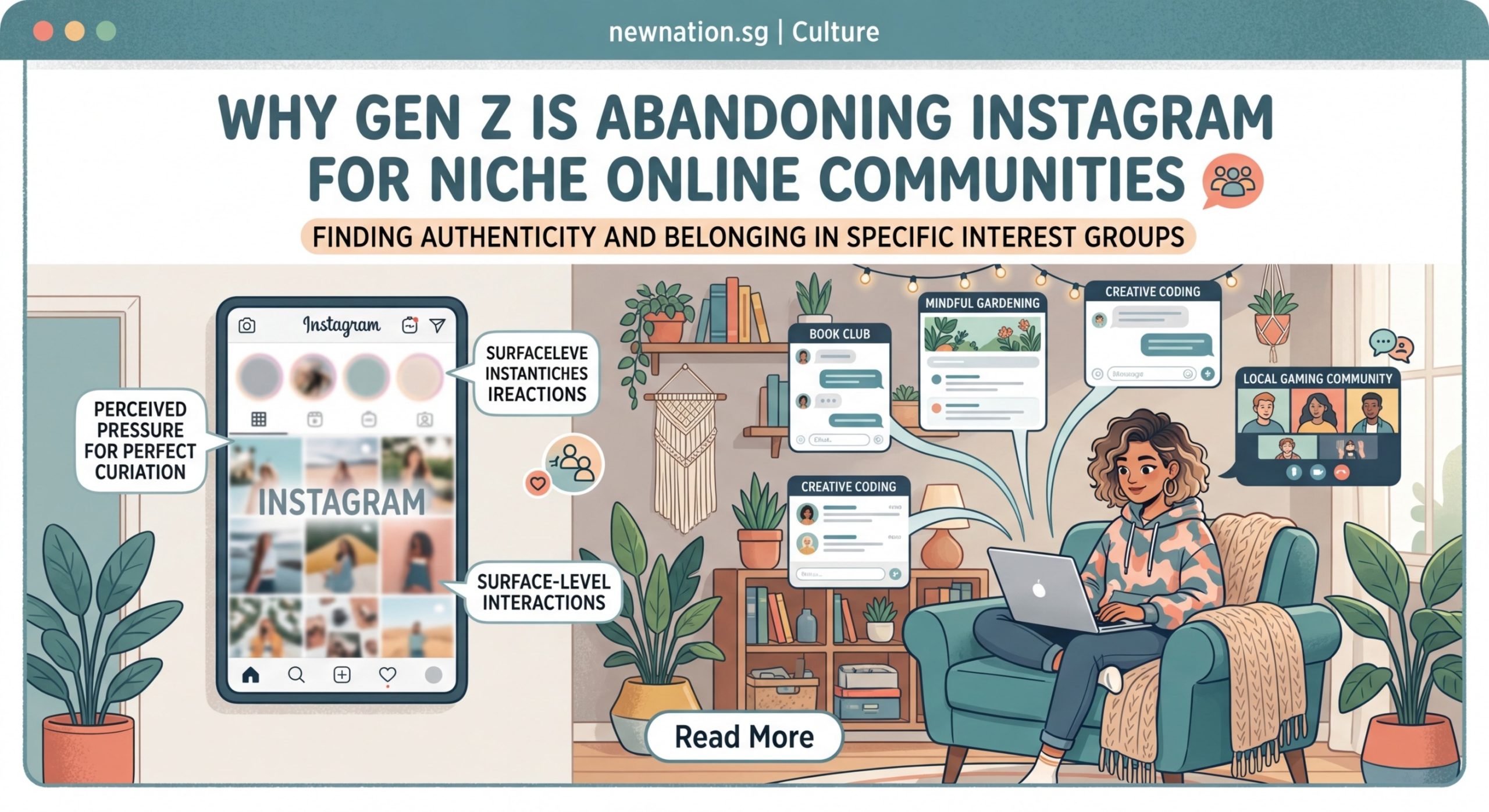 Why Gen Z is Abandoning Instagram for Niche Online Communities - Illustration 1