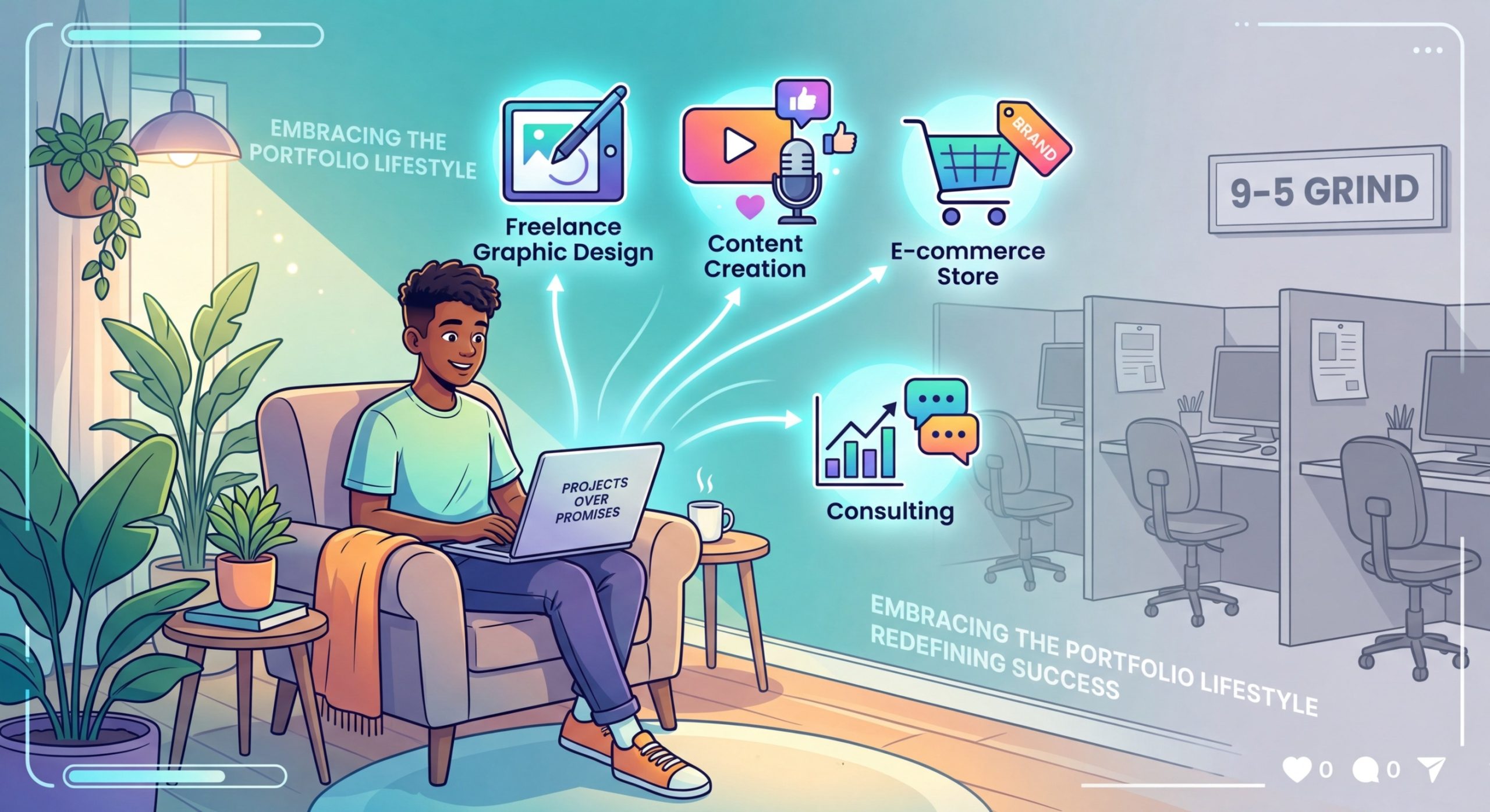 Why Gen Z Is Abandoning Traditional Career Paths for Portfolio Lifestyles - Illustration 1