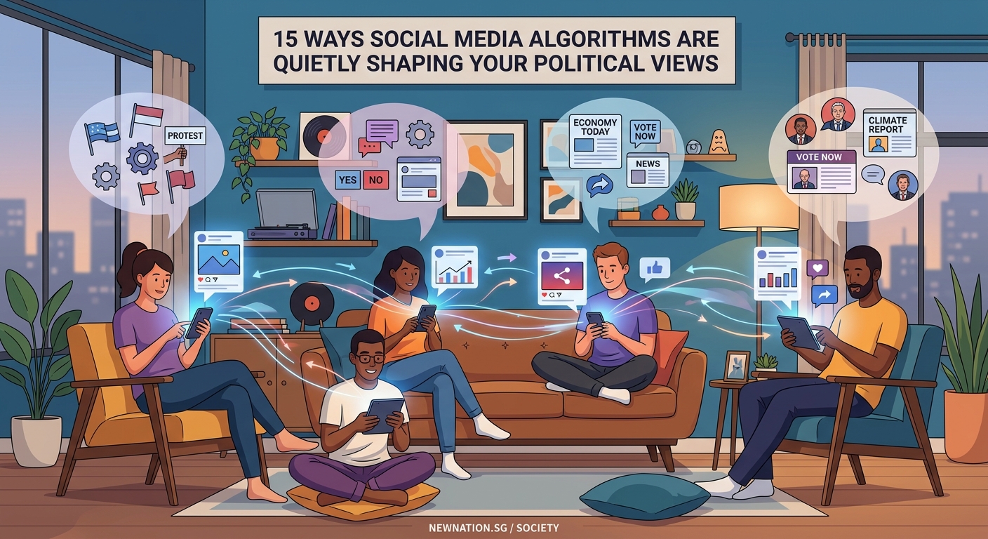 15 Ways Social Media Algorithms Are Quietly Shaping Your Political Views - Illustration 1
