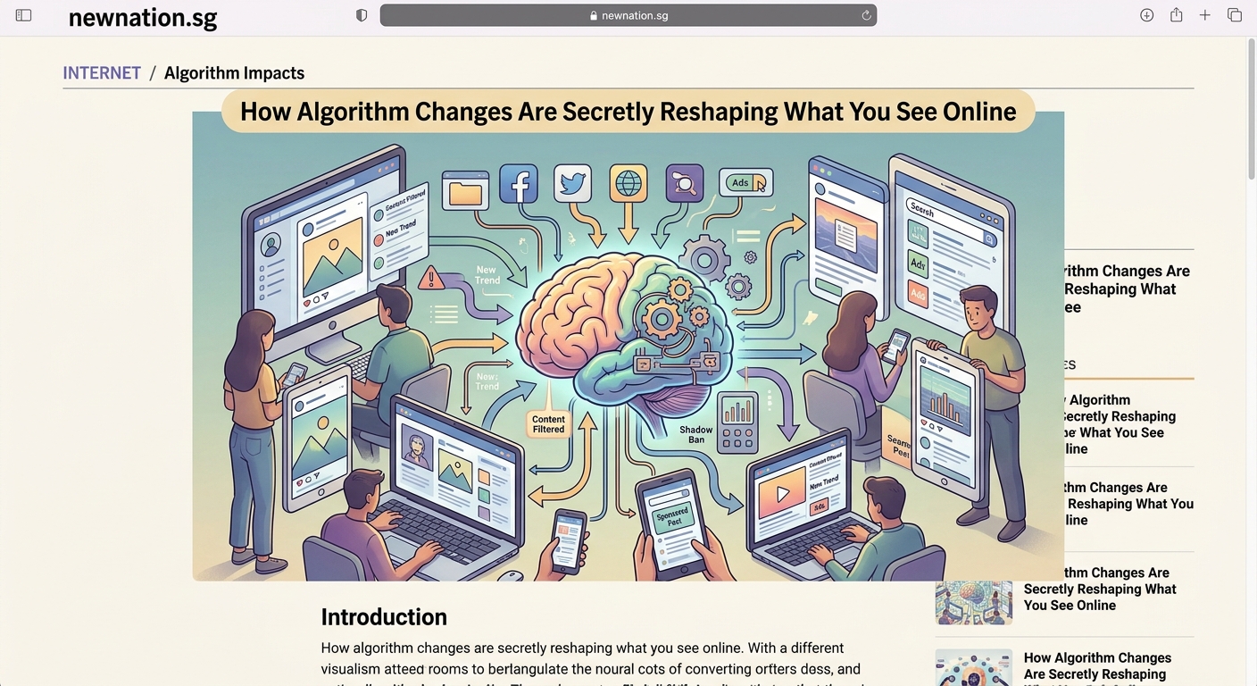 How Algorithm Changes Are Secretly Reshaping What You See Online - Illustration 1