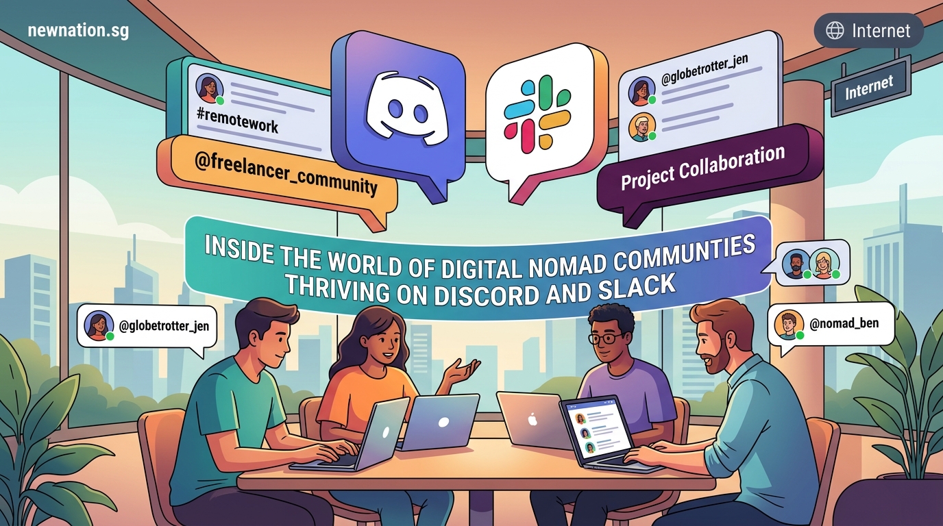Inside the World of Digital Nomad Communities Thriving on Discord and Slack - Illustration 1