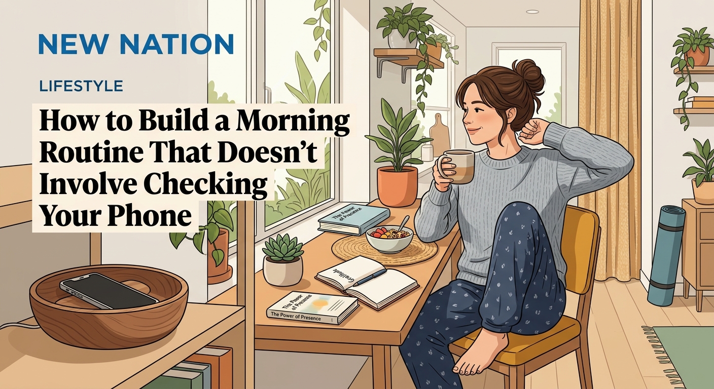 How to Build a Morning Routine That Doesn't Involve Checking Your Phone - Illustration 2