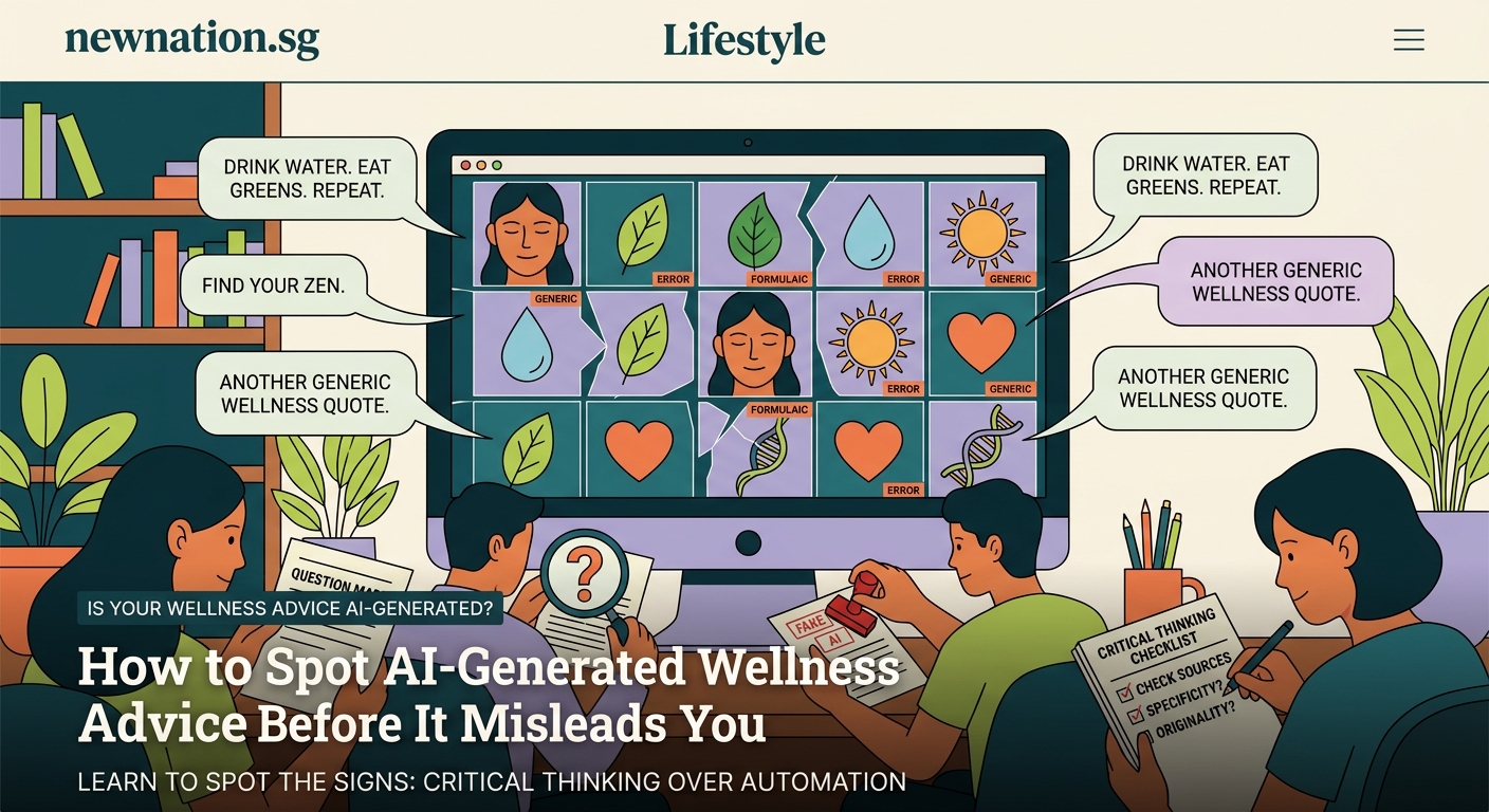 How to Spot AI-Generated Wellness Advice Before It Misleads You - Illustration 2