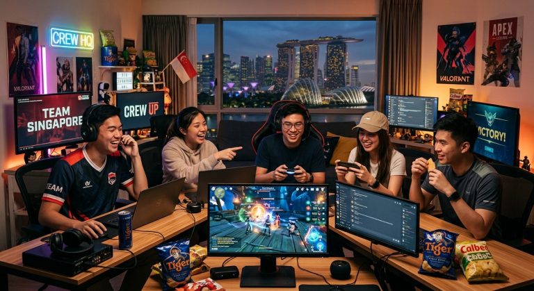 How Online Gaming Crews Became the New Social Scene for Young Singaporeans